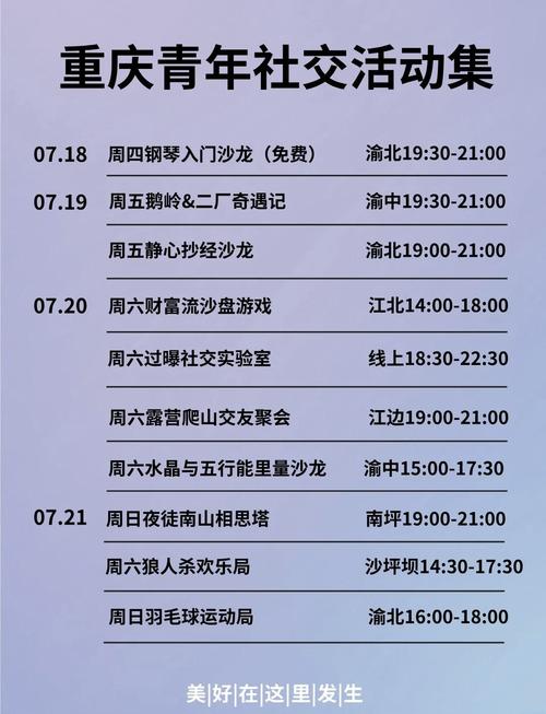 重庆交友活动_重庆交友网有哪些_重庆旅行交友怎么样